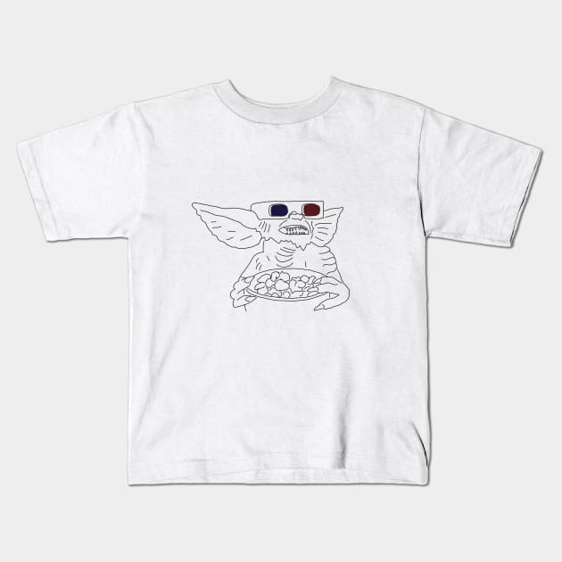 gremlin Kids T-Shirt by fabsgivens 